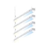 Modern pendant light LED linear strip on a white background